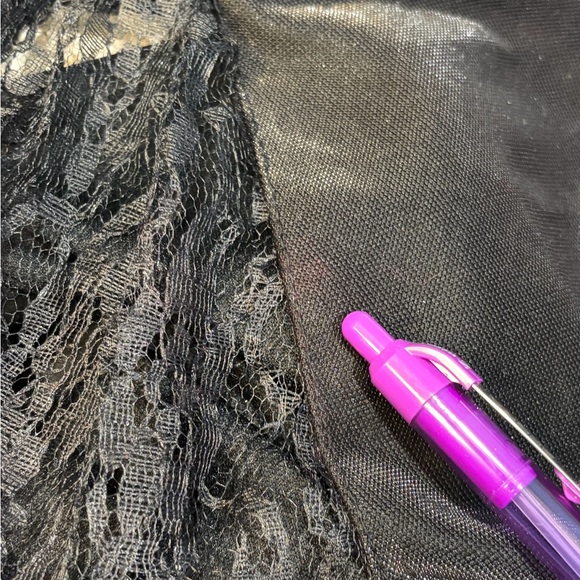 California Costume Black Lace Gothic Victorian Short Costume Dress Size Small - Picture 10 of 16